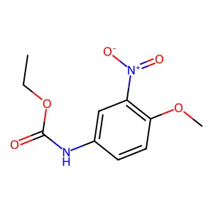 Carbamic acid, (4-methoxy-3-nitrophenyl)-, ethyl ester structure
