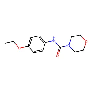 N-(4-ethoxyphenyl)morpholine-4-carboxamide structure