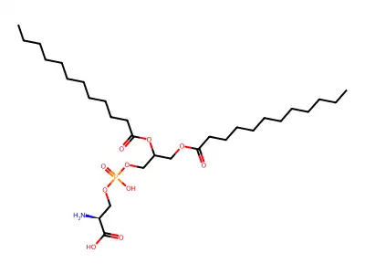 Dilauroylphosphatidylserine structure