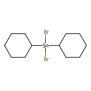 Stannane, dibromodicyclohexyl- structure