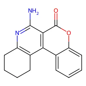 7-Amino-9,10,11,12-tetrahydrochromeno[3,4-c]quinolin-6-one structure