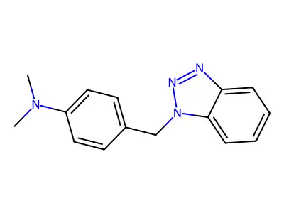 4-(1H-1,2,3-Benzotriazol-1-ylmethyl)-N,N-dimethylaniline structure