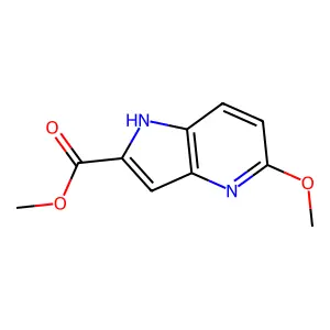 methyl 5-methoxy-1H-pyrrolo[3,2-b]pyridine-2-carboxylate structure