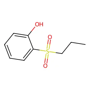Phenol, o-(propylsulfonyl)- structure