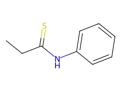 N-phenylpropanethioamide structure