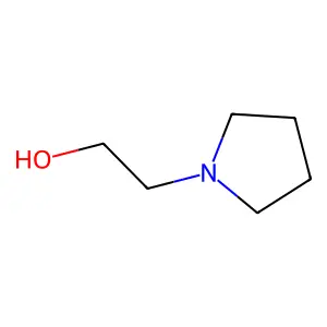1-Pyrrolidineethanol structure