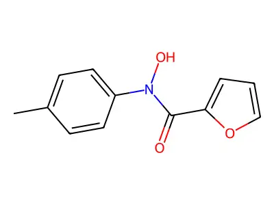2-Furancarboxamide, N-hydroxy-N-(4-methylphenyl)- structure