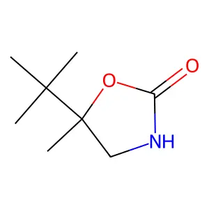 5-Tert-butyl-5-methyl-1,3-oxazolidin-2-one structure