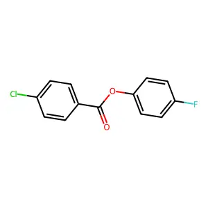 4-Fluorophenyl 4-chlorobenzoate structure