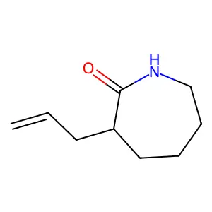 2H-Azepin-2-one, 3-allylhexahydro- structure