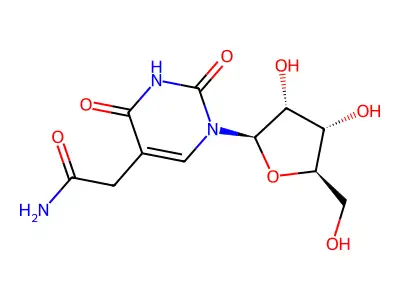 5-Carbamoylmethyluridine structure