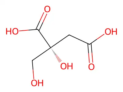 Butanedioic acid, 2-hydroxy-2-(hydroxymethyl)- structure