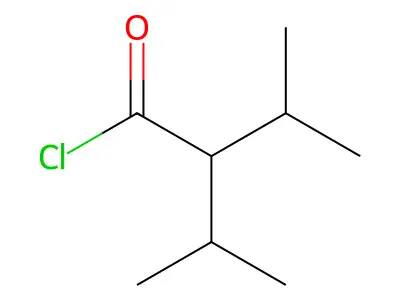 2-Isopropylisovaleryl chloride structure