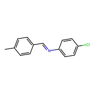 N-(4-Methylbenzylidene)-4-chloroaniline structure