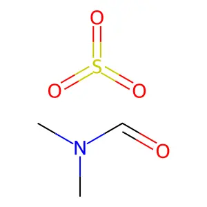 Formamide, N,N-dimethyl-, compd. with sulfur trioxide (1:1) structure