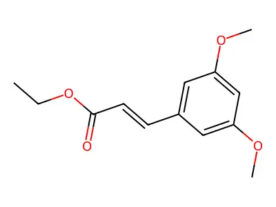 Ethyl 3,5-dimethoxycinnamate structure