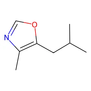 Oxazole, 5-isobutyl-4-methyl- structure