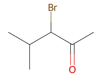 3-Bromo-4-methyl-2-pentanone structure