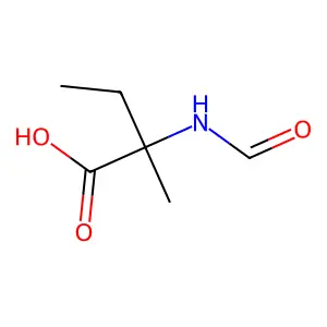 dl-2-Formamido-2-methylbutyric acid structure