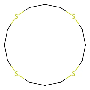 1,5,9,13-Tetrathiacyclohexadecane structure