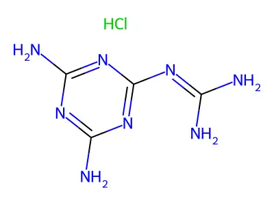Guanylmelamine structure