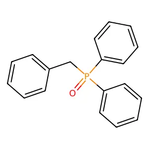 Diphenyl(phenylmethyl)phosphine oxide structure