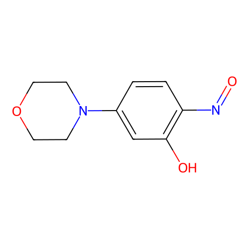 5-Morpholin-4-yl-2-nitrosophenol structure