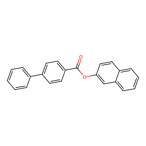 Naphthalen-2-yl 4-phenylbenzoate structure