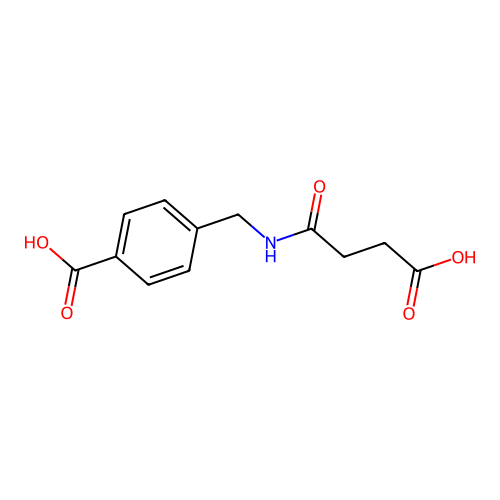 4-{[(3-Carboxypropanoyl)amino]methyl}benzoic acid structure