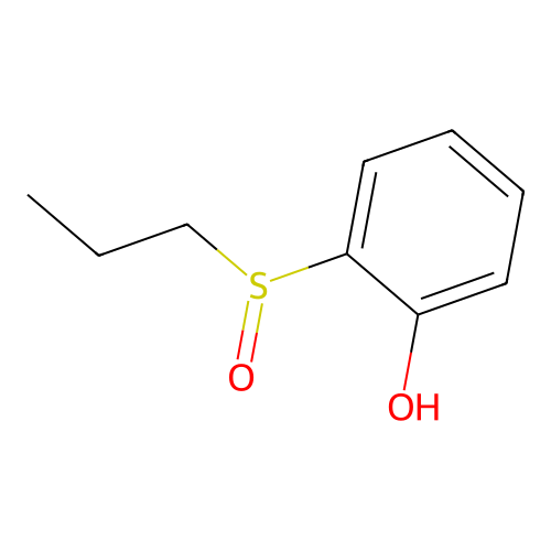 2-Propylsulfinylphenol structure