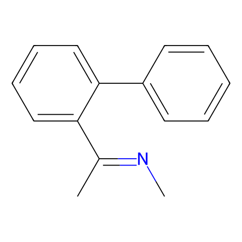 Methanamine, N-(1-[1,1'-biphenyl]-2-ylethylidene)- structure