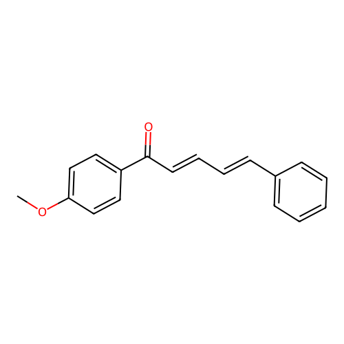1-(4-Methoxyphenyl)-5-phenylpenta-2,4-dien-1-one structure