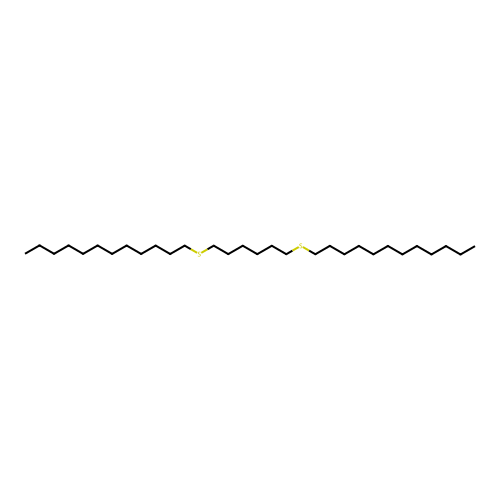 1,6-Bis(dodecylthio)hexane structure