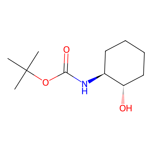 (1S,2S)-trans-N-Boc-2-Aminocyclohexanol structure