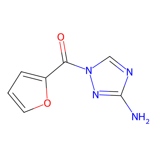 (3-amino-1H-1,2,4-triazol-1-yl)(furan-2-yl)methanone structure