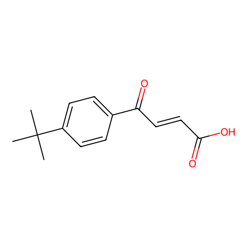 3-(4-tert-Butylbenzoyl)acrylic acid structure
