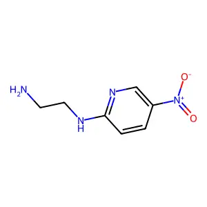 N-(5-硝基-2-吡啶基)乙二胺 structure