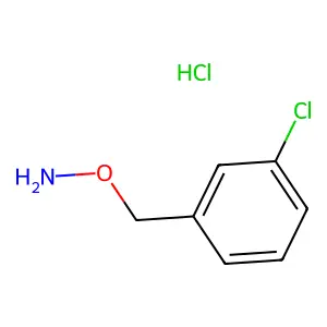 Hydroxylamine, O-((3-chlorophenyl)methyl)-, hydrochloride (1:1) structure