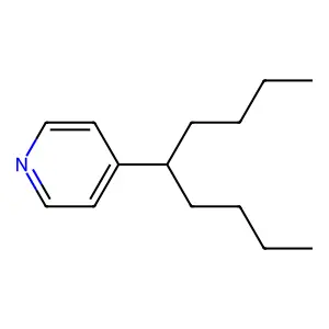 4-(1-Butylpentyl)pyridine structure