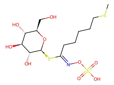 Glucoberteroin structure