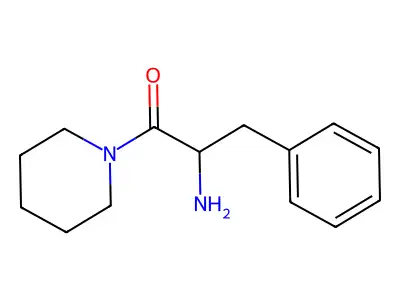 Piperidine, 1-(N-phenylalanyl)- structure