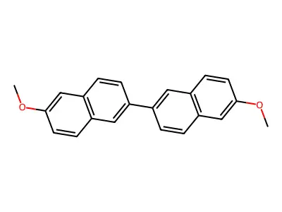 6,6'-Dimethoxy-2,2'-binaphthalenyl structure