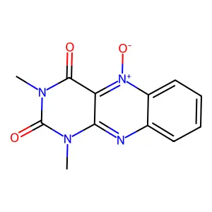 1,3-Dimethyl-5-oxo-5lambda~5~-benzo[g]pteridine-2,4(1H,3H)-dione structure