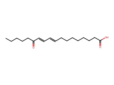 13-Oxo-9,11-octadecadienoic acid structure