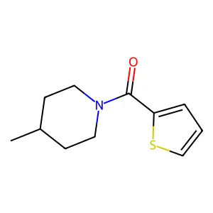 (4-Methylpiperidin-1-yl)-thiophen-2-ylmethanone structure