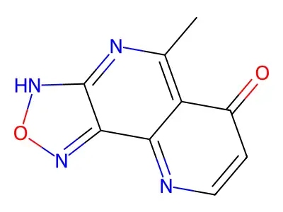5-Methyl[1,2,5]oxadiazolo[3,4-H][1,6]naphthyridin-6(9H)-one structure