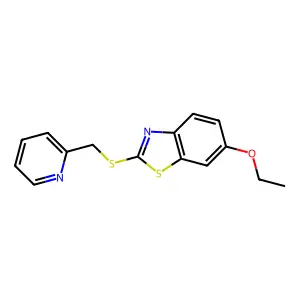 6-Ethoxy-2-[(pyridin-2-ylmethyl)sulfanyl]-1,3-benzothiazole structure