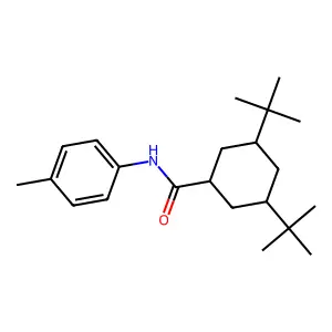 3,5-Ditert-butyl-N-(4-methylphenyl)cyclohexanecarboxamide structure