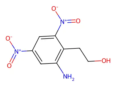 2-(2-Amino-4,6-dinitrophenyl)ethanol structure