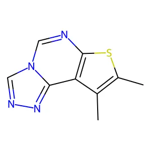 8,9-Dimethylthieno[3,2-e][1,2,4]triazolo[4,3-c]pyrimidine structure